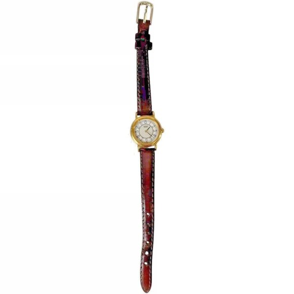 SEIKO Womens Wristwatch 1980’s Classic Gold Unique RARE Small Dainty JAPAN 7.5\